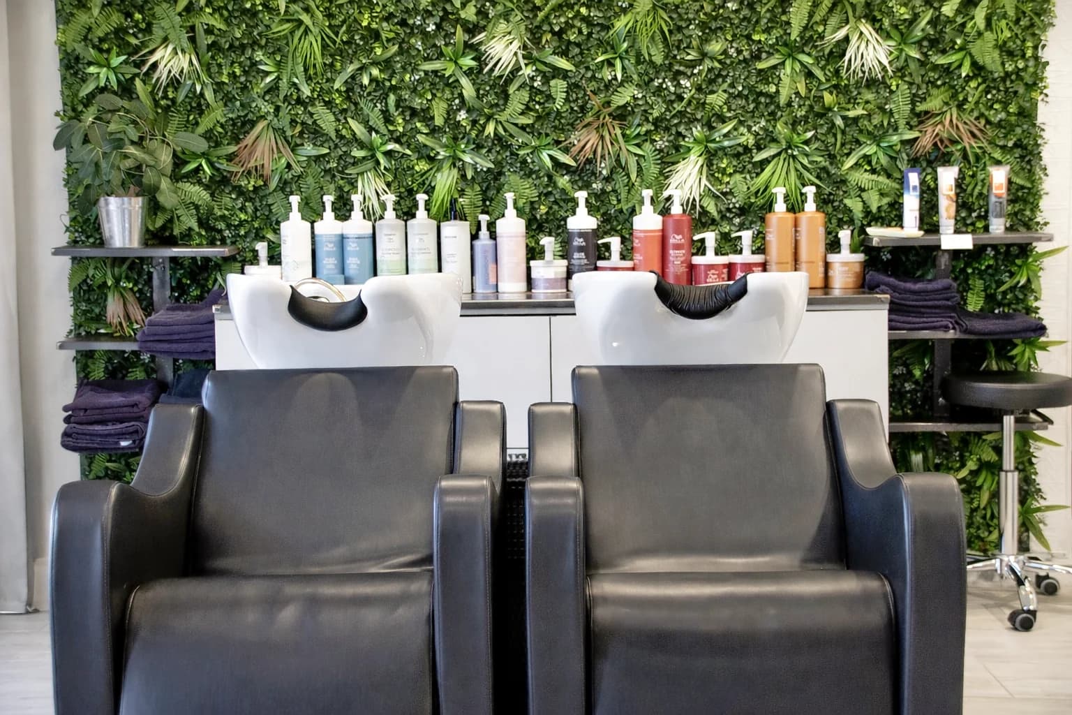Espace shampoing et soins de Mon Salon